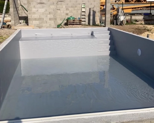Pose de revêtement PVC armé pour piscine
